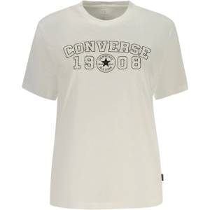 Converse Тениска с къс ръкав за жени converse, Размер xs, Цвят Бяло (cvw6t533_bi100wht)