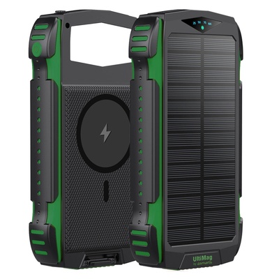 4smarts Solar TitanPack UltiMag 20000mAh Power Bank - Зелен (4S540244)
