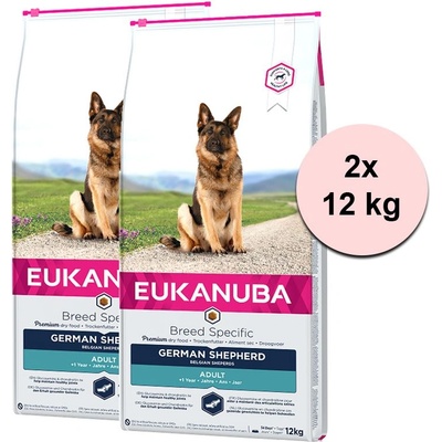 EUKANUBA НЕМСКА ОВЧАРКА - 2 x 12 кг