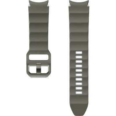 Silicone Rugged Sport Band 20mm S/M (ET-SDR90SJEGEU) - оригинална силиконова каишка за Samsung Galaxy Watch 4 и Galaxy Watch 5 (20мм) (сив)