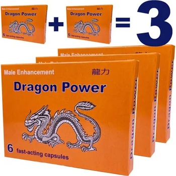 Image 1 of 3 x Капсули за ерекция Dragon Power 3x6 капсули