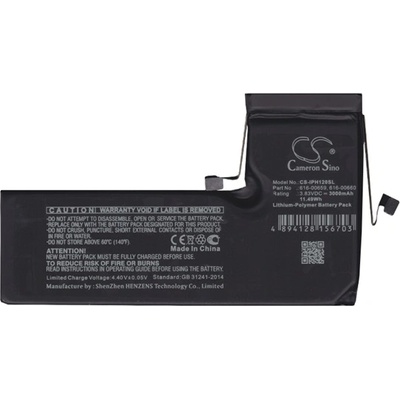 Cameron Sino Батерия за iPhone 11 Pro CAMERON SINO Li-Polymer 3.83V/3000mAh, съвместима с Apple 616-00659, ЧЕРНА CS-IPH120SL (CS-IPH120SL)