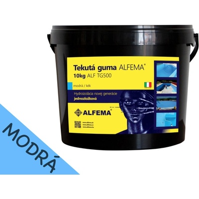 Tekutá guma ALFEMA TG500 modrá 10 kg (DOPRAVA ZDARMA! NOVÉ BALENIE, PÔVODNÁ RECEPTÚRA!)