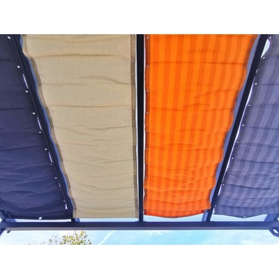 GUTTA Terrassendach Original, tienenie Ladakh, 550 x 2900 mm, šedá 100001680