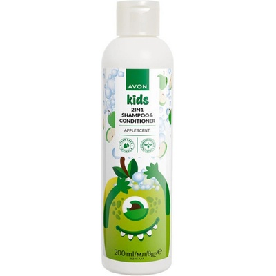 Avon Kids Apple šampon a kondicionér 2 v 1 200 ml
