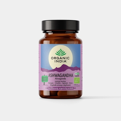 Organic India Ašvaganda 60 kapslí