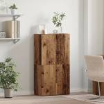 vidaXL Офис шкаф Старо дърво 60 x 32 x 115 cm Инженерна дървесина (879636)