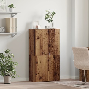 vidaXL Офис шкаф Старо дърво 60 x 32 x 115 cm Инженерна дървесина (879636)