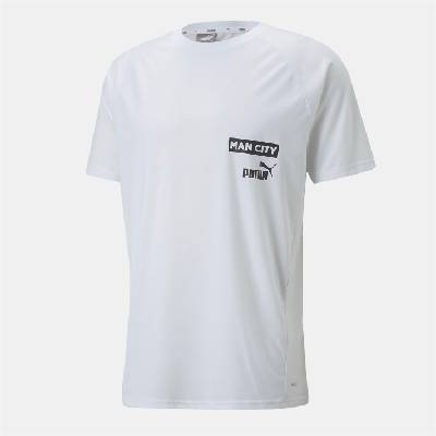 Тениска Puma Manchester City Fc Casuals T-Shirt - White Black
