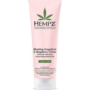 Hempz In-shower хидратиращ крем с билкове за тяло Blushing грейпфрут & малина