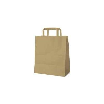 Papierové Tašky 26+14 × 32 cm [250 ks], hnedé