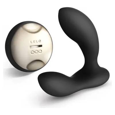 LELO Луксозен простатен стимулатор с дистанционно Lelo Hugo черен
