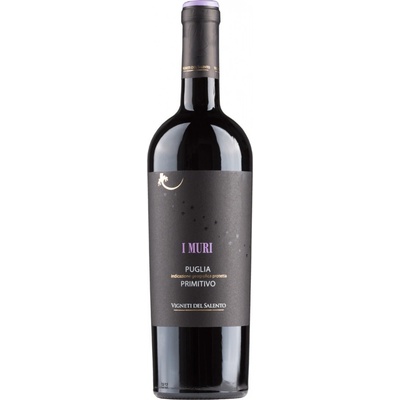 Vigneti Del Salento I Muri Primitivo červené 13,5% 0,75 l (čistá fľaša)