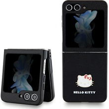 Hello Kitty Hardcase IML Metal Logo Kitty Head Samsung Galaxy Z Flip5 čierne KF2345673