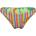 Maaji Дамско бикини долнище Maaji Women's Rainbow Stripe Flirt Bikini bottom - Multicolor - размер XS (150-3652-0111)