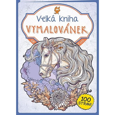 Velká kniha Vymalovánek fialová