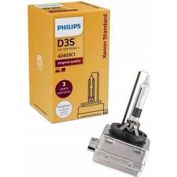 Philips Xenon Standard D3S 42V 35W 1 ks / Autožárovka Xenon / patice PK32d-5 (8727900378283)
