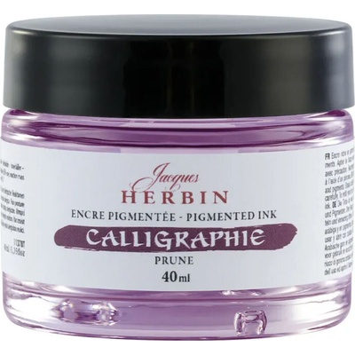Jacques Herbin Calligraphy Калиграфско мастило Plum-Coloured 40 ml 1 бр (11378T)