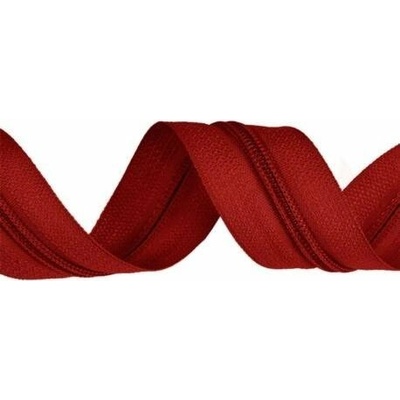 Takoy Zips špirálový metráž #3 mm červený bez bežca
