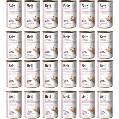 Brit Veterinary Diet Dog Grain Free Hypoallergenic Salmon & Pea 24 x 400 g
