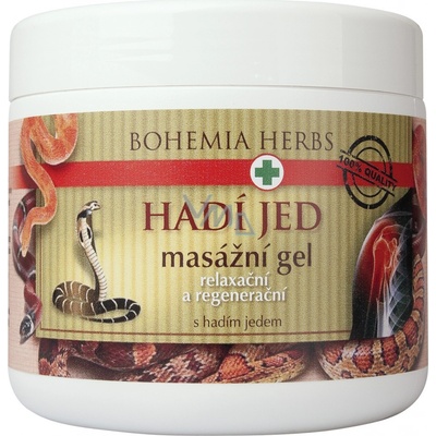Bohemia Herbs Hadí gél masážny 600 ml
