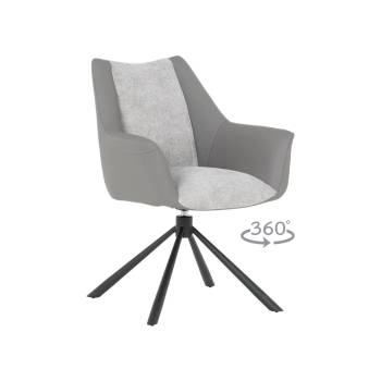 Carmen Трапезен стол tempe - светлосив