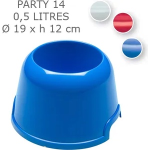 Ferplast PARTY 14, Пластмасова купа с гумички за кокер - 500 мл