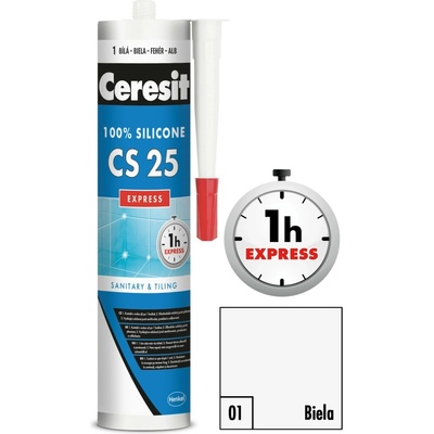 Ceresit CS 25 Sanitárny Silikón 280 g biela