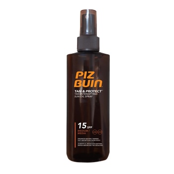 PIZ BUIN Tan& Protect Интензивна слънцезащитна спрей SPF 15 150 мл