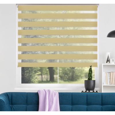 FOA Roleta Deň a noc, STANDARD, Zlatá silk, A 092 143 x 150 cm
