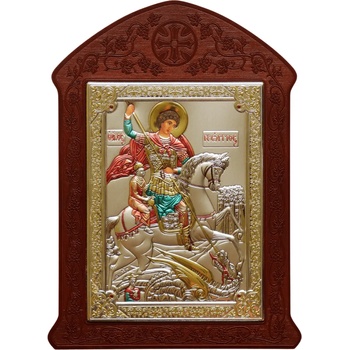 Image 1 of Свети Георги с mdf дърворезба (is31191-d)