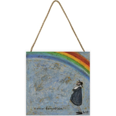 Obraz na dreve Sam Toft - Never Forgotten, 20 × 20 cm