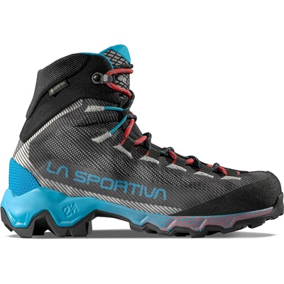 La Sportiva Дамски туристически обувки La Sportiva Women's Aequilibrium Hike GTX Walking boots - Carbon / Malibu Blue - размер 38 (EU) (119-0844-0415)