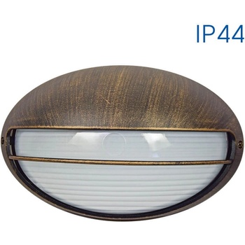 VIVALUX АПЛИК PETRA E27 60W IP44 213x142x98мм АНТИЧНО ЗЛАТО (VIV004263)