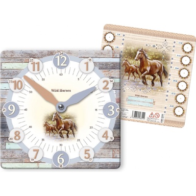ARGUS Hodiny na výuku Wild horses 17110414 – Zboží Dáma