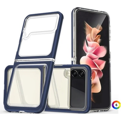 Samsung Galaxy Z Flip4 Силиконов Калъф Transparent TPU и Протектор