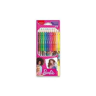 Maped pastelky Barbie 12 barev