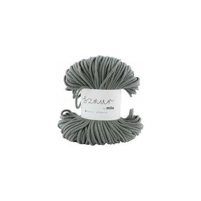 Bavlněná šnůra MILA 5 mm - inox