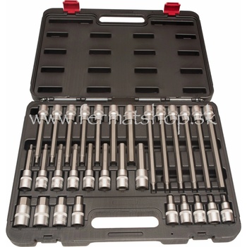 sada hlavíc 1/2 imbus dlžky 55,100,140,200mm 30 diel. 6086
