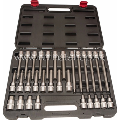 sada hlavíc 1/2 imbus dlžky 55,100,140,200mm 30 diel. 6086