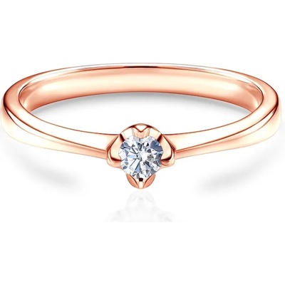 SAVICKI Годежен пръстен Savicki: розово злато, диамант