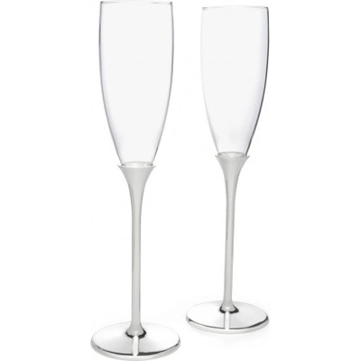 Zilverstad Сет от 2 бр. чаши за шампанско със сребърно покритие Zilverstad Smooth (ZV 7527261)
