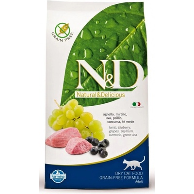 N&D Grain Free Cat Adult Lamb & Blueberry 10 kg