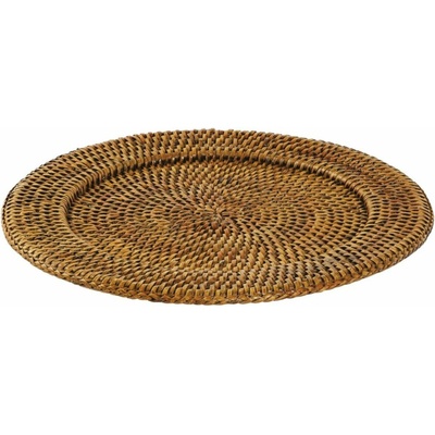 Sambonet Ratanový okrúhly podkladový tanier Ø 32 cm, kolekcia Radici Rattan, medovo hnedá 58238-32