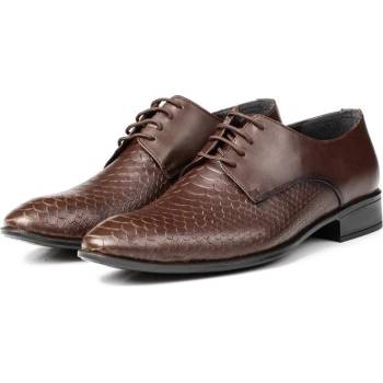 Ducavelli Мъжки обувки от естествена кожа - Кафяви #311466 (311466_Кафяво)