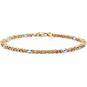 SAVICKI Narukvica Savicki 5, 2 mm: zlato 585, keltski uzorak