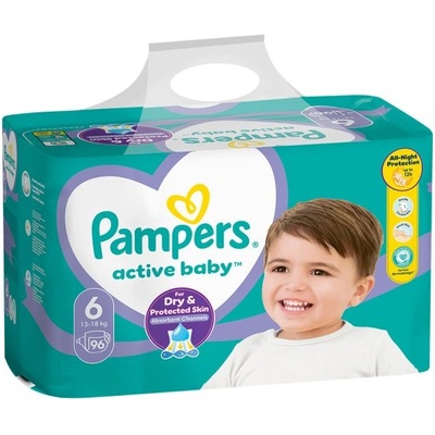 Памперси Pampers Active Baby 6 (13-18 кг. ) - 96 броя