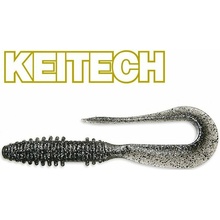 Keitech Mad Wag 7" 17,8 cm 12,3 g Smoke PP. Silver 6 ks