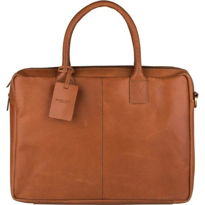 BURKELY Kožená pracovní taška na notebook 15,6" Taylor Worker 9007979.22.24 koňaková