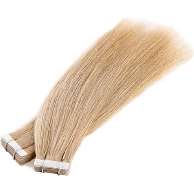 Vlasové PU pásky Tape in na prodlužování vlasů 50cm 18 nejsvětlejší hnědá – Zboží Dáma